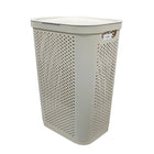 Modern Homes 60L Laundry Hamper - Ivory-Durable and easy to clean