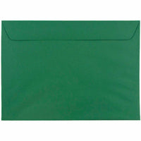 JAM Paper Booklet Envelopes - 9" x 12" - Dark Green - 500 Pack -Colour: Dark Green