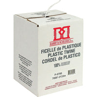 Barry & Boulerice - Ficelle D'Arrimage, paquet de 2-Matériau de la fibre Polypropylène