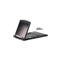 Aten KVM Kit with 16-USB/PS2 Combo-Interface/ports: KVM (SPHD-18) ,mouse (USB,16 X KVM ,stacking (DB-25) ,management (RJ-11) ,USB