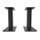 Kanto SP9 9" Tall Universal Desktop Speaker Stands with Cable Management - Black-Heavy steel construction and closed cell foam padding absorbs as much resonance as possible.