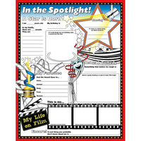 North Star Teacher Resources Fill Me In: In The Spotlight Activity Posters, 32 Pack-Subject: Language arts, social studies