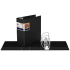 Reliure commerciale QuickFit de luxe robuste, anneaux Quickload blocables en D, 5 po, noir-Construction robuste de qualité commerciale pour usage intensif