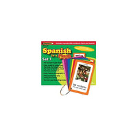 Edupress Spanish In A Flash Colour-Coded Flash Card Set 1, Grade 3+ (EP-2342)-Ages 5+ and grades 3+