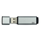 Baseline Metal 32 GB USB 2.0 Flash Drive-Pocket size: 2.20" x 0.63" x 0.28