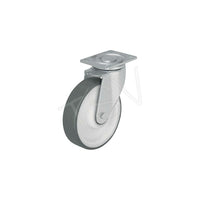 Blickle – Roulette en polyuréthane, diamètre : 6 5/16 po (160,3375 mm), type : pivotante (LH-POTH-160R)-Diamètre de roue : 6 5/16 po (160,3375 mm)