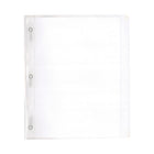 GBC Poly Tang Report Cover - 8.5" x 11" - 100 Sheet Capacity - Clear-An economical poly report cover with 3 prongs for securing documents