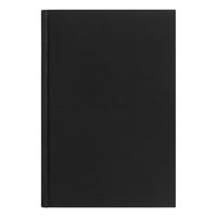 Gry Mattr Linen Hardcover Journal - Black-Black Linen Cover