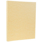 JAM Paper Parchment Cardstock, 8.5 x 11, 65lb Antique Gold Yellow Recycled, 2 packs of 50 (27179g)-Size: 8-1/2" x 11"