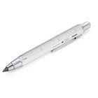 Troika - Contruction Carpenter's Pencil - 5,6mm - HB - Silver-Ideal for sketching and marking on rough surfaces such as wood, stone, and concrete