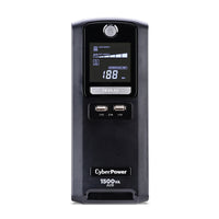 CyberPower 1500VA 10-Outlet Battery Backup UPS System - Black-Helps prevent loss of data and minimizes the component stress caused by a hard shutdown
