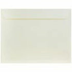 JAM Paper 10" x 13" Booklet Strathmore Envelopes - Natural White Wove - 50 Pack-Size: 10 x 13 inches