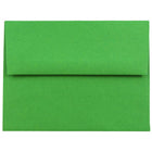 JAM Paper A2 Invitation Envelopes, 4.38 x 5.75, Brite Hue Green Recycled, 100 Pack (15843g)-Christmas green
