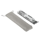 Targus AWE810GL Portable Adjustable Ergo Stand - Brushed Nickle-Made of high-quality aluminum with high heat reduction