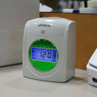 uPunch Non-Calculating Punch Clock With Cards, Keys, Rack & Ribbons-120V