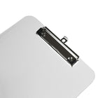 JAM Paper Plastic Clipboards, 9 x 13, Clear, 12 Pack (340928126A)-Size: 9" x 13"