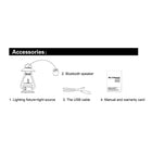 De-Light Series The 5 Elements All-In-One Lamp, Earth Black-Can be used as reading light or mobile charging pal