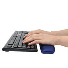 DAC Repose-poignets de clavier profilé Super-Gel MP-124, 18 3/8 x 3 1/8 x 3/4 (po), bleu-Format : 18 3/8 x 3 1/8 x 3/4 po