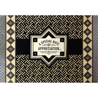 Rosedale 5-1/2" x 8" Thank You Appreciation Greeting Cards And Envelopes, 6 Pack (19899)-Printed on premium uncoated card stock