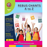 eBook: Rebus Chants A to Z (PDF version - 1-User Download) - ISBN 978-1-55319-177-3 - Grade K - 1-You will receive two emails: one confirming your entire order, and one with a "Download Software" buttonYou can download immediately or return to your email to download later