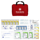 Wasip Federal Occ. B Nylon First Aid Kit - Large - 6+ People-WASIP carries a complete line of first aid kits and supplies. Our first aid kits come complete with all of the essential supplies required to meet all provincial regulations standards.
