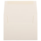 JAM Paper A2 Invitation Envelopes, 4.38 x 5.75, Strathmore Natural White Linen, 100 Pack (99761g)-Size: A2 (4-3/8" x 5-3/4")