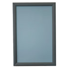 Eddie's Hang-Up Display Ltd. Snap Frame Poster Holders - Black Aluminum - 11" x 17" - 5 Pack-Snap frame aluminum poster holder