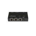 StarTech 4 Port VGA Over CAT5 Video Extender, 450ft (150m)-Designed for use with our ST121 VGA Video over Cat 5 extension series of devices, the ST1214T is one of many options designed to help you create a custom VGA distribution and extension solution for many applications including digital signage and video conferencing.