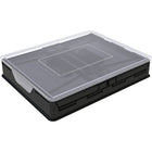 Storex Letter/Legal Collapsible Crate, Black-Holds letter and legal sized hanging files