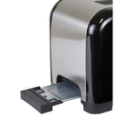 Kenmore 2-Slice Toaster - Black and Silver Stainless Steel-High-lift lever lets you safely remove small or broken pieces of toast