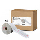 Premium Tape 4" x 6" (102 mm x 152 mm) Direct Thermal Labels - 3" (76 mm) Core - 4 Rolls-Direct Thermal Labels