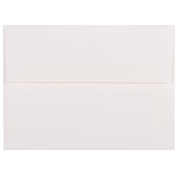 JAM Paper A6 Invitation Envelopes, 4.75 x 6.5, Strathmore Bright White Laid, 250 Pack (STTL661H)-Bright white laid Strathmore envelope