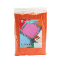 Sandtastik Classic Coloured Sand, 5 lb (2.3 kg) Bag, Orange-Fine grain with natural sparkle throughout