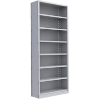 Metalware RK327 Boltless Shelving Unit, 8-Shelves, 36" x 12" x 88", Light Grey-Adjustable shelving system that provides high strength, yet economical storage capacity for your needs