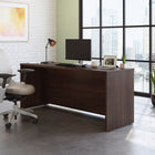 Sauder 71"W Affirm Desk - Noble Elm-   Melamine top surface is heat, stain, and scratch-resistant