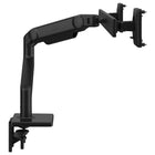 Humanscale M8.1 Monitor Arm with Crossbar - M81CMBB2B-M8.1's Smart Stop feature allows the user to stop each joint anywhere along its rotation to prevent monitor or arm overhand on the desk edges. In addition, a built-in Counterbalance Indicator lets the installer counterbalance the monitor weight without a monitor