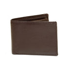 Ashlin Leather Brayson Men's Wallet, Dark Brown-Finished Dimensions (cm): 11 x 9 x 2.2