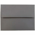 JAM Paper A2 Invitation Envelopes, 4.38 x 5.75, Dark Grey, 250 Pack (36396432H)-Gray dark base envelope