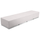 Flash Furniture HERCULES Alon Series Melrose LeatherSoft Reception Configuration - 4 Pieces, White-Contemporary Reception Set