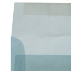 JAM Paper 4bar A1 Envelopes, 3.63 x 5 1/8, Translucent Vellum Ocean Blue, 50 Pack (1591614I)-Paper Weight: 30 lbs.