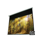 EluneVision 120" In-Ceiling Motorized Projector Screen, 16:9-Dimensions: 120" diagonal (105" x 59") viewable with 17" of adjustable black drop and luxurious 114" housing length