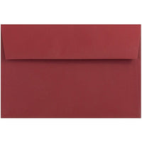 JAM Paper A9 Invitation Envelopes, 5.75 x 8.75, Dark Red, 100 Pack (31511321g)-Dark red