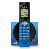 Vtech CS6919-15 Cordless Phone with Caller ID/Call Waiting, Blue-DECT 6.0 Digital Technology