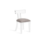 Plata Import Acrylic Velvet Chair-grey Velvet