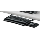 Fellowes Office Suites Underdesk Keyboard Drawer, (9140301)-Keyboard drawer on ball-bearing tracks can be installed at 3 different heights