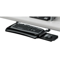 Fellowes Office Suites Underdesk Keyboard Drawer, (9140301)-Keyboard drawer on ball-bearing tracks can be installed at 3 different heights