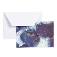 Mara-Mi Thank You Notes - 3.5" x 5" - Indigo Wash - 20 Pack-Thank you notecards