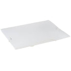 JAM Paper Plastic Paper Holder Action Case with Elastic Closure, Letter 9.5 x 12.38, Clear, 4 Pack (56202g)-Dimensions: 9-1/2" x 12 3/8" letter