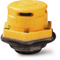 Justrite Vertical Vents, for Chlorinated Solvents, Non-Metallic Vent-Valve automatically opens to relieve internal pressure at 5 PSI