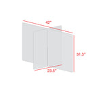 Mark Maker 4 Way Table Divider - 42" L x 23.5" W x 31.5" H - 1/4" clear acrylic - no pass throughs-Made from 1/4” clear acrylic.